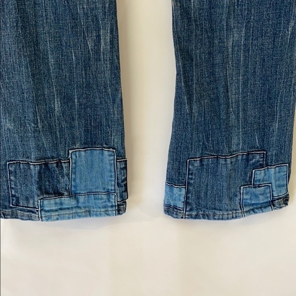 Zane Di Jeans Sz 7 or Adult size 2. Patched Denim. - Picture 5 of 8